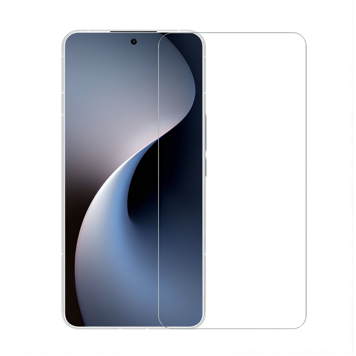 Защитное стекло для смартфона Meizu 21 Note с олеофобным покрытием против отпечатков пыленепроницаемое в комплекте с установочными аксессуарами