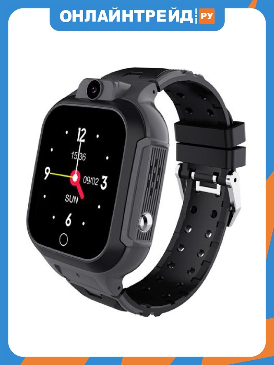 Детские умные часы Fontel KidsWatch 4G active, цвет черный