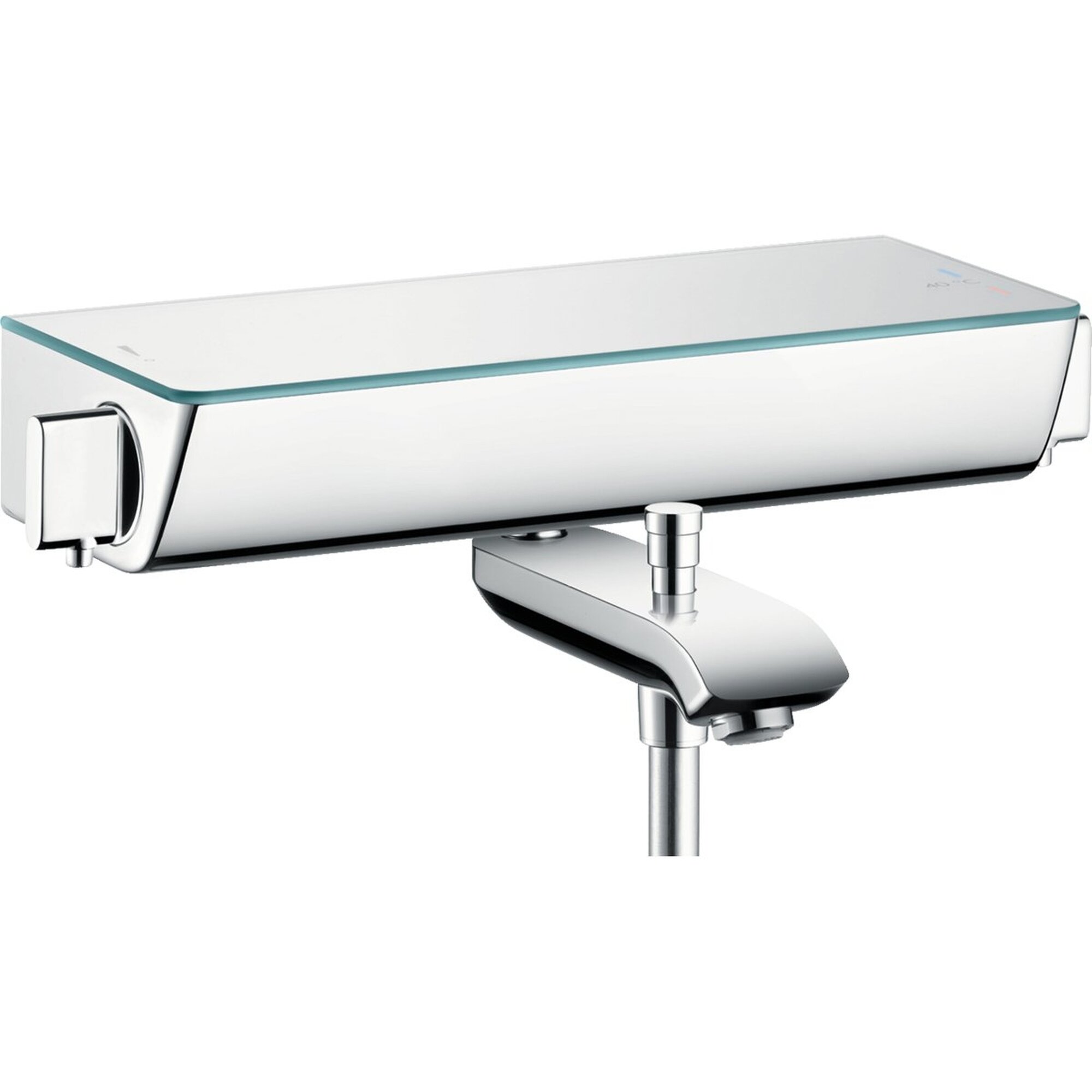Смеситель для ванн, для душа Hansgrohe (Хансгрое) Ecostat Select хром, белый (13141400)