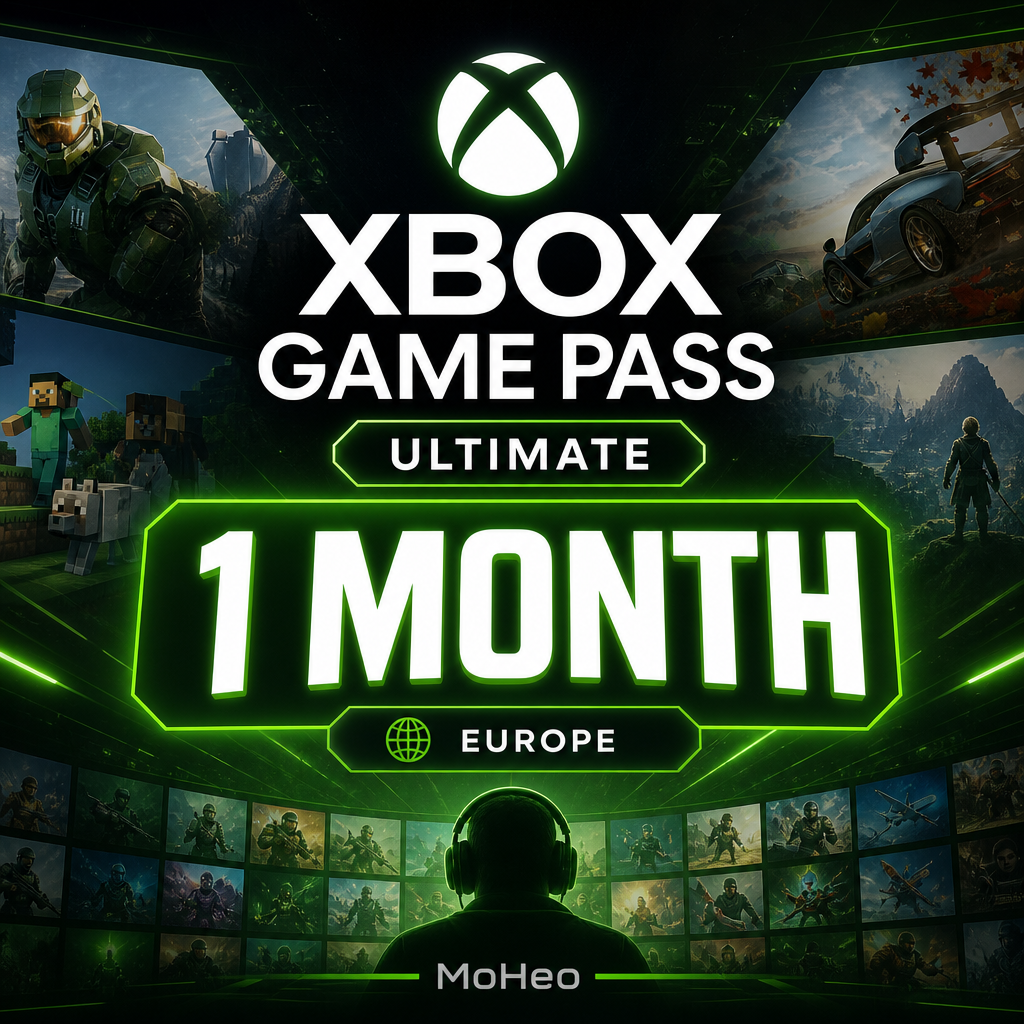Xbox Game Pass 1 / Цифровой код подписки Ultimate / Европа