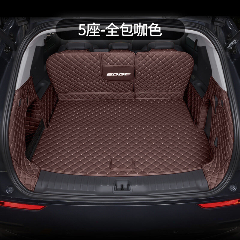Коврик для багажника Ford Edge 2015-2023 5-местная полная защита бежевый