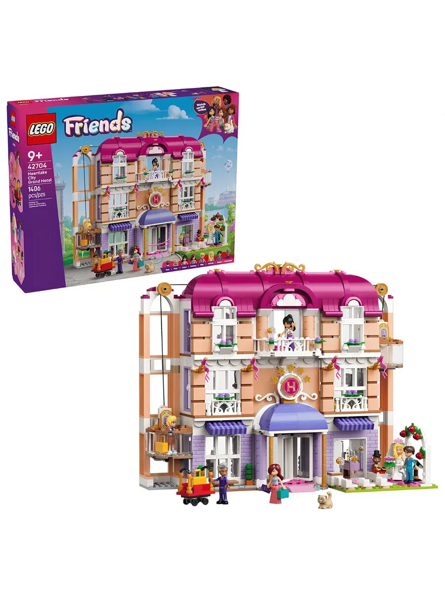 Конструктор LEGO Friends 42704 Гранд-отель в Хартлейк-Сити