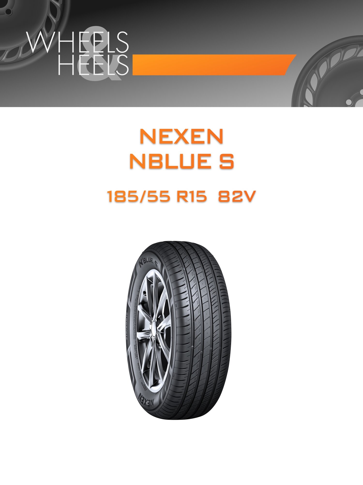 Шина автомобильная NEXEN NBLUE S 185/55 R15 82V SUMMER, летняя, универсальная