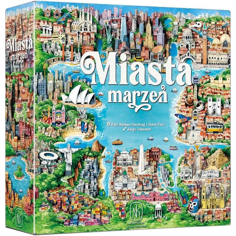 Настольная игра Nasza Ksiegarnia Города мечты