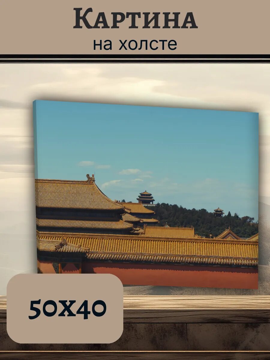Картина Постер Китай China 40x50 запретный город