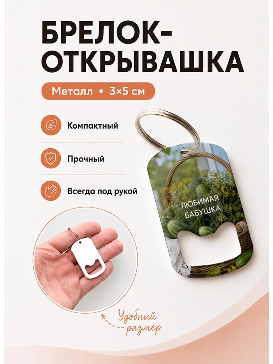 Брелок открывашка "Корзина с Урожаем"