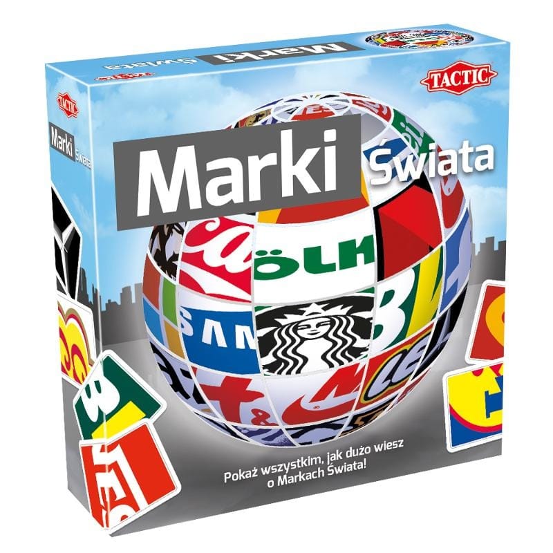 Настольная игра Tactic бренды мира, разноцветный