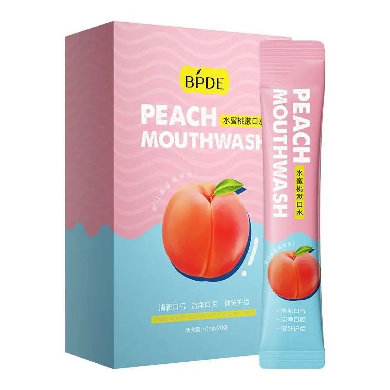 BPDE Ополаскиватель для полости рта со вкусом персика, (10 мл х 20 шт)