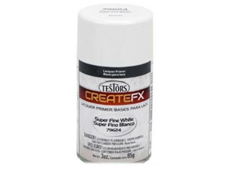 Грунтовка-спрей Testors CREATEFX супер белая, 85 г (арт. FX79624)