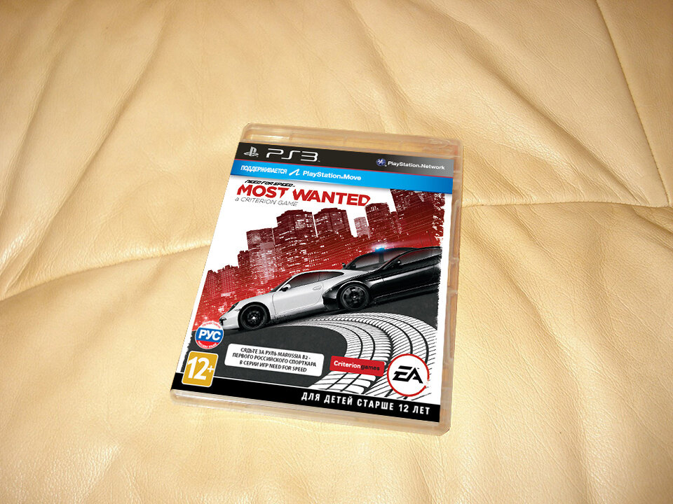 "Need for Speed Most Wanted CG" (Полностью на Русском) - Лицензионный Диск для PlayStation-3 (12+)