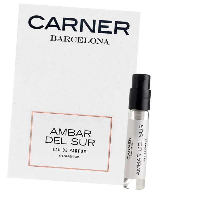 Carner Barcelona Ambar Del Sur 1.7 мл сэмпл парфюмерной воды - Карнер Барселона для мужчин и женщин