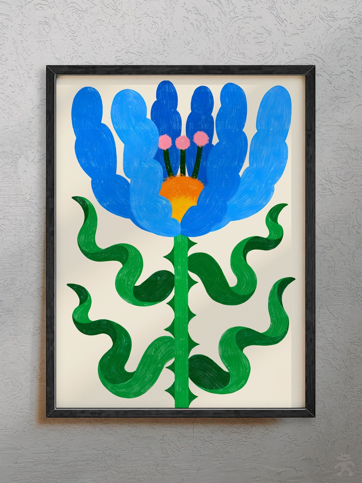 Интерьерный постер "Wildflower" в стиле pinterest, формат 30x40 см