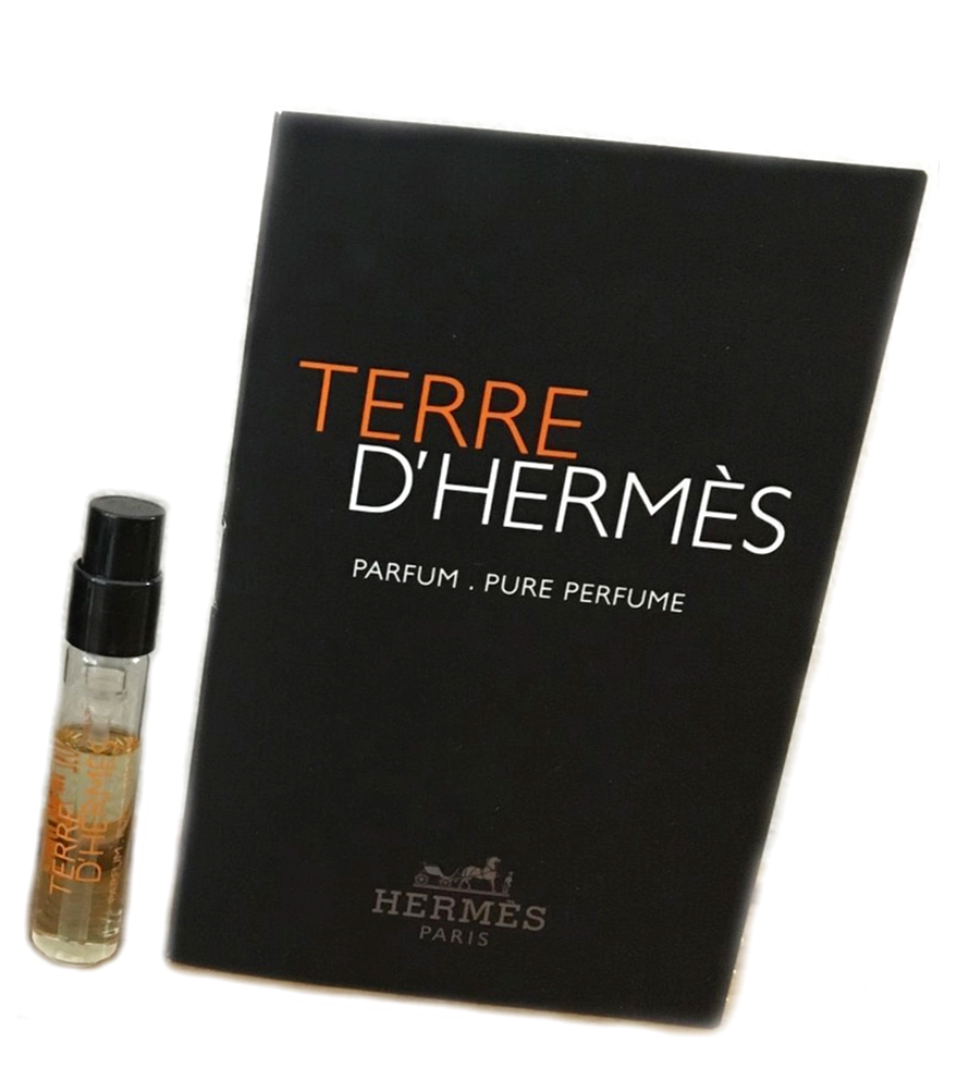 Духи Terre D Hermes Parfum мужские 2 мл пробник - Гермес Терра Д Гермес парфюм De Hermes миниатюра