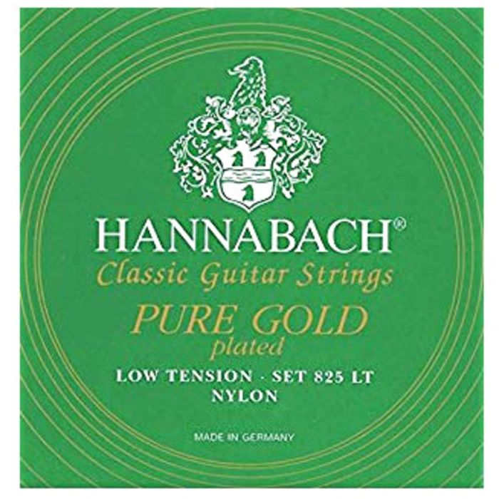 Hannabach 825LT Green PURE GOLD Струны для классической гитары