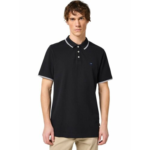 фото Поло wrangler men polo shirt, размер 4xl, черный