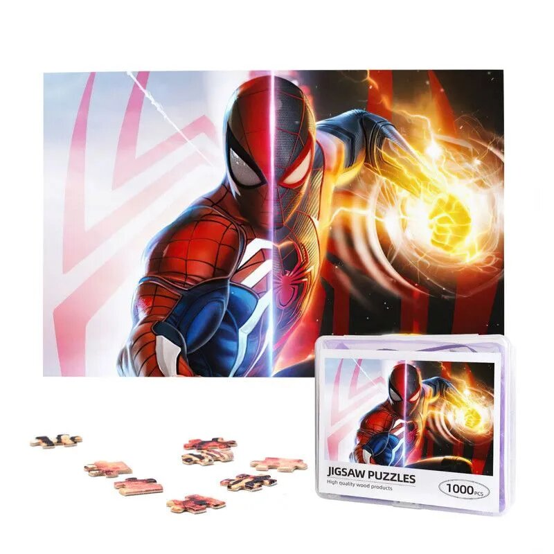 Spider-Man Деревянный пазл Марвел Деревянные пазлы Человек-паук Marvel