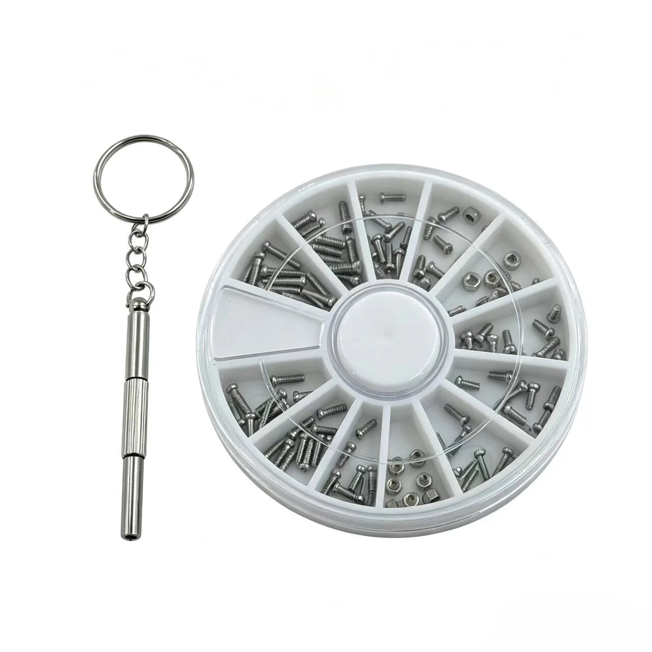 Набор винтов и гаек M1-M1.6 нержавеющей стали 120 and 1pc