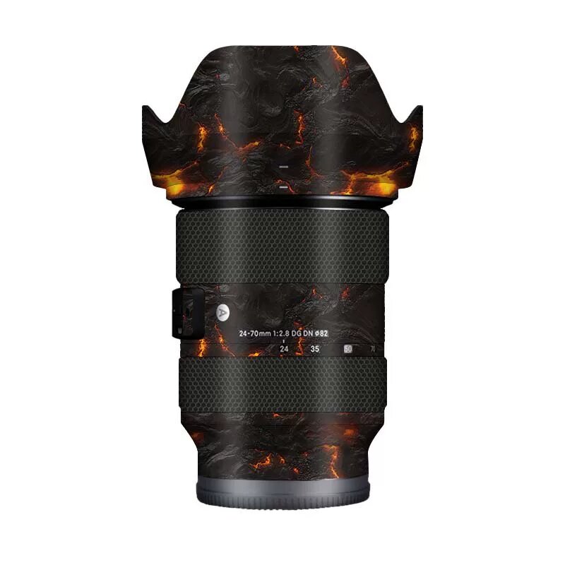 Meru защитная пленка для объектива Sigma 24-70mm f/2.8 DG DN Art, подходит для Sony E/Canon EF, узор вулкан, 3M клей, 1