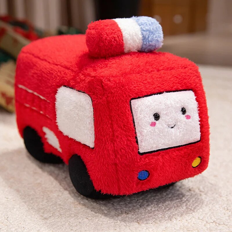 Плюшевая игрушка-подушка для малышей 17cm red fire engine