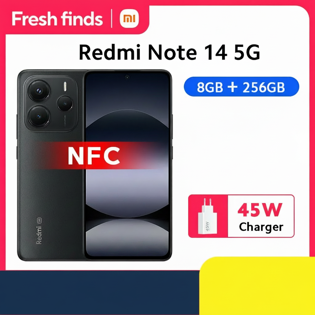 Смартфон Xiaomi Redmi Note 14 5G, 8/256ГБ, global
