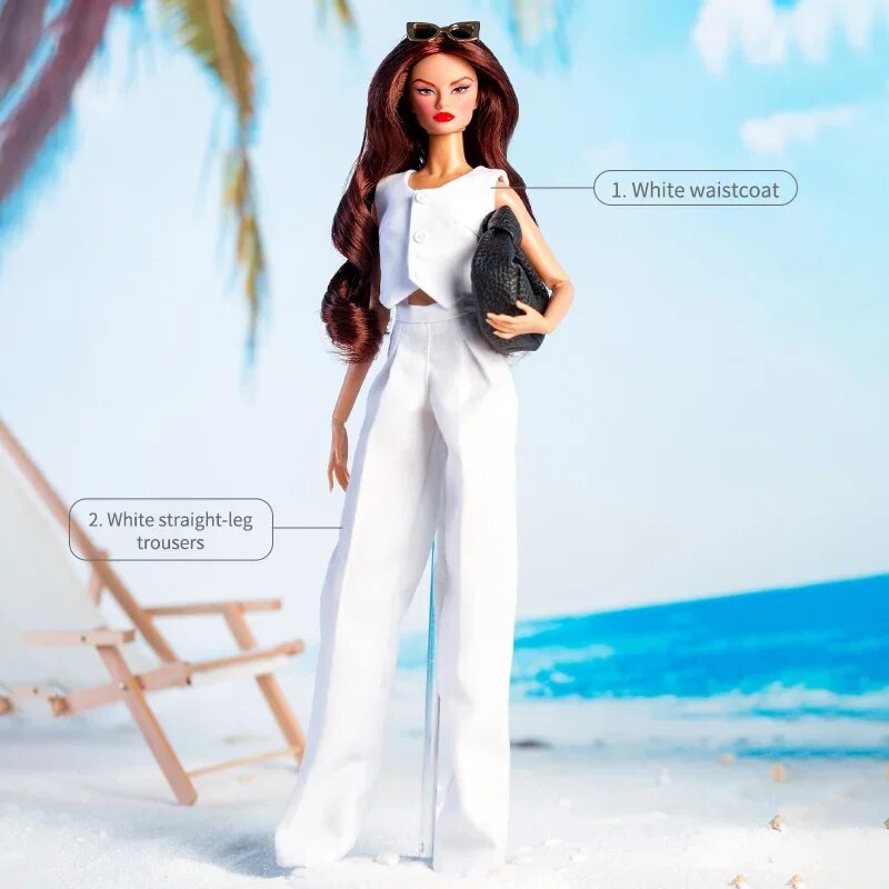Наряд для куклы Xianxian Princess Белый, Island Holiday A