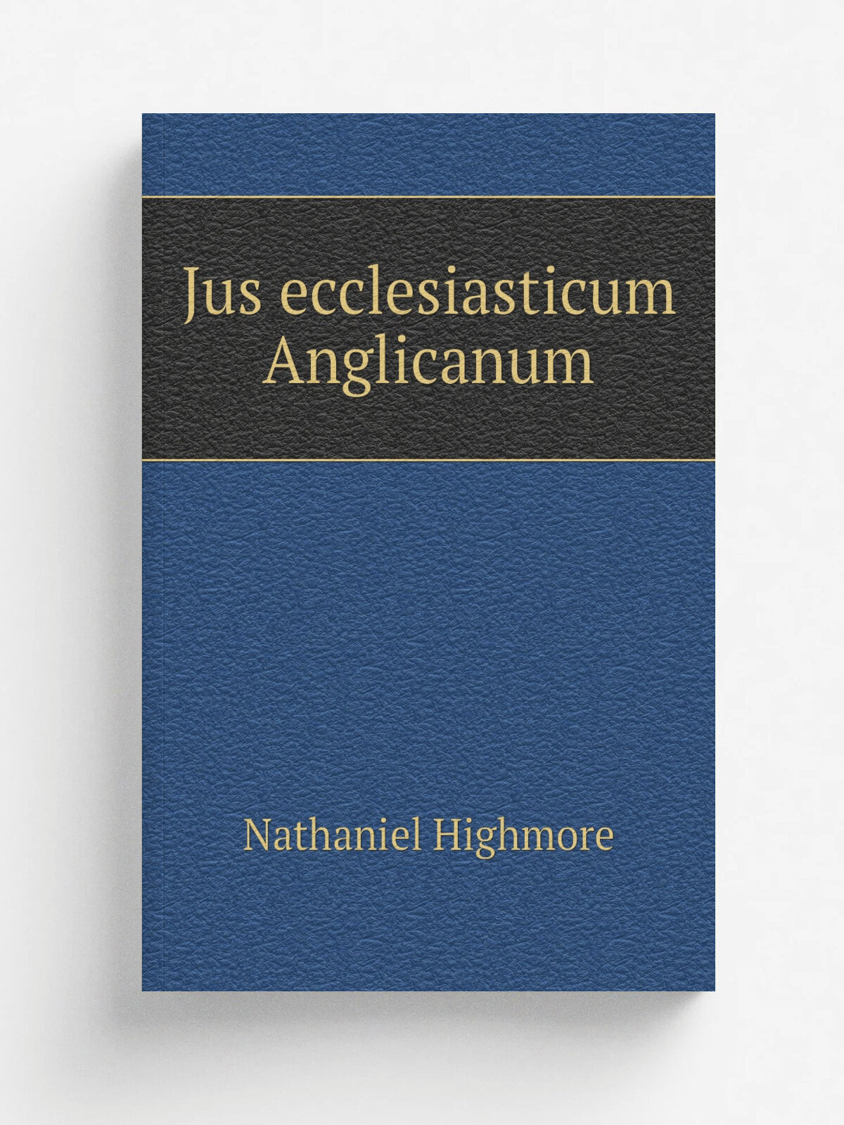 Jus ecclesiasticum Anglicanum | Nathaniel Highmore | 1810 | Printed by G. Sidney , for J. Budd . and . Wesley and Parrish | Репринт