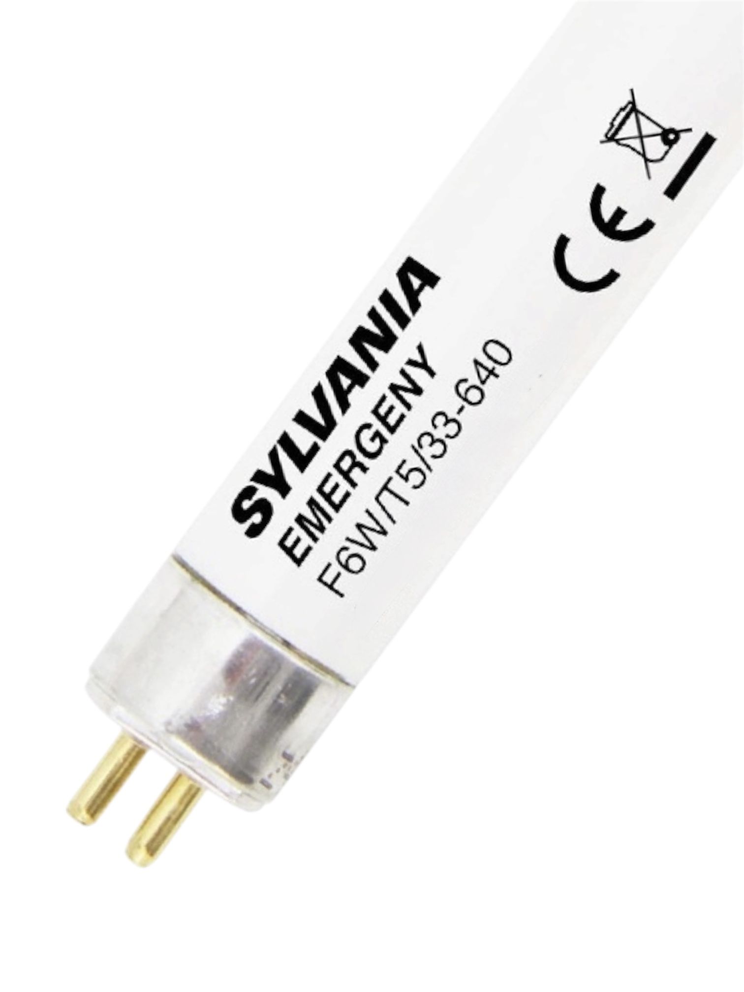 Люминесцентная линейная лампа T5 F6W/33-640 4000K G5 Sylvania