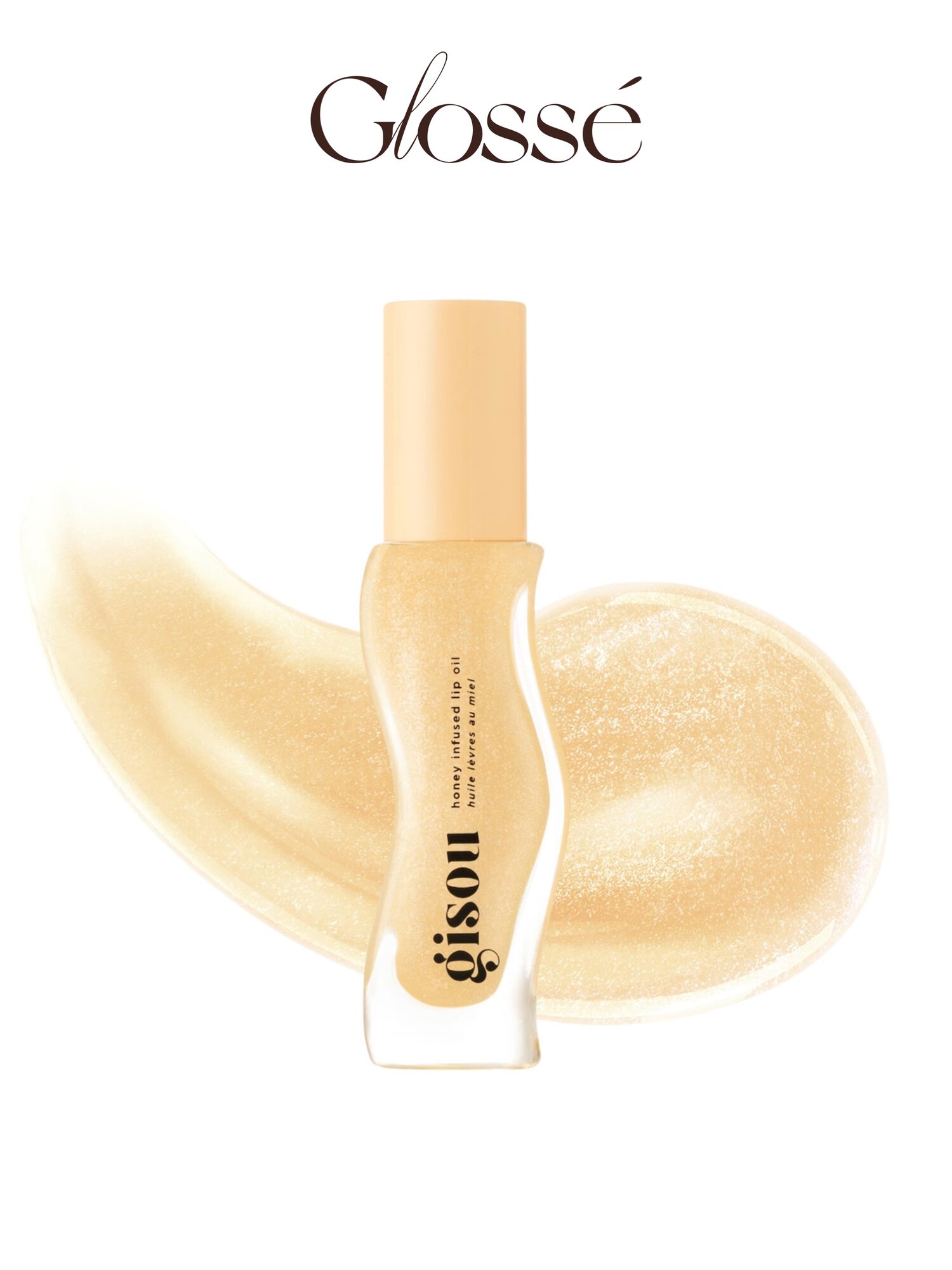 Gisou Масло для губ Honey Infused Hydrating Lip Oil, оттенок Pineapple Pout, 8 мл.