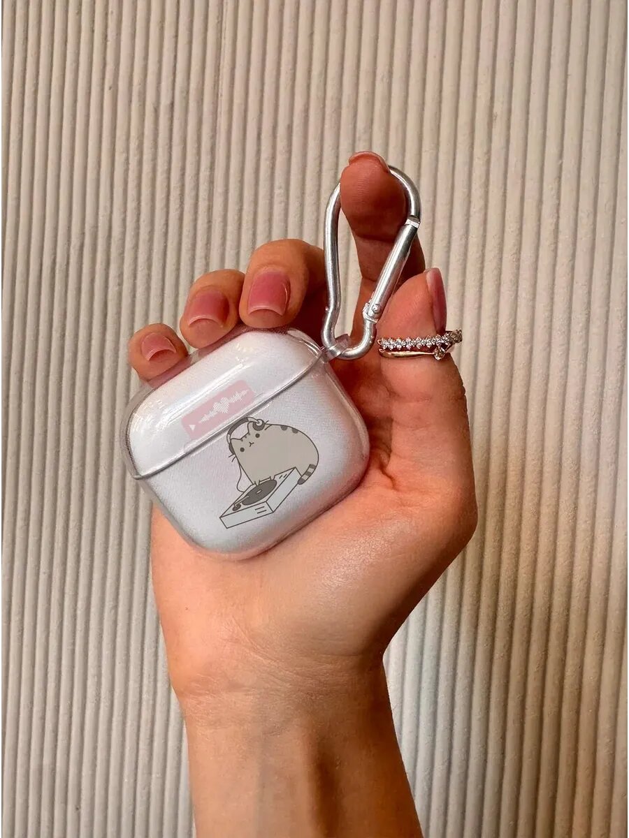 Чехол на AirPods 4 Pusheen