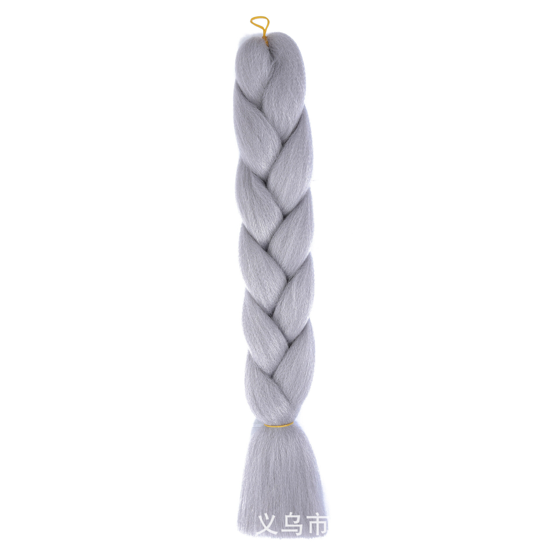 Синтетические накладки Jumbo Braid афро фальшивые локоны косы цветные Светло-серый A39