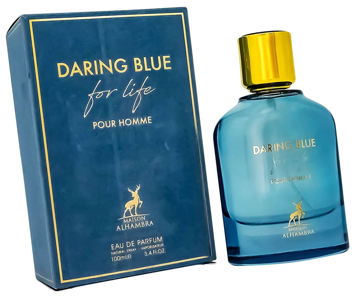 Духи мужские Альхамбра Даринг Блю Фор Лайф Пур Хом 100 мл - Alhambra Daring Blue For Life Pour Homme