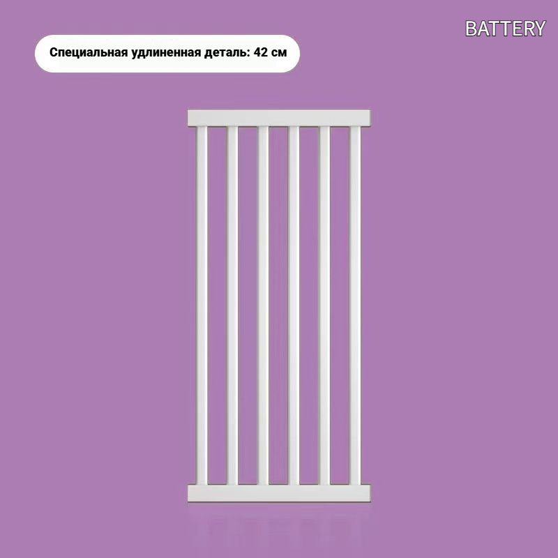 Защитный барьер калитка детский для проемов и лестниц, ворота безопасности белые