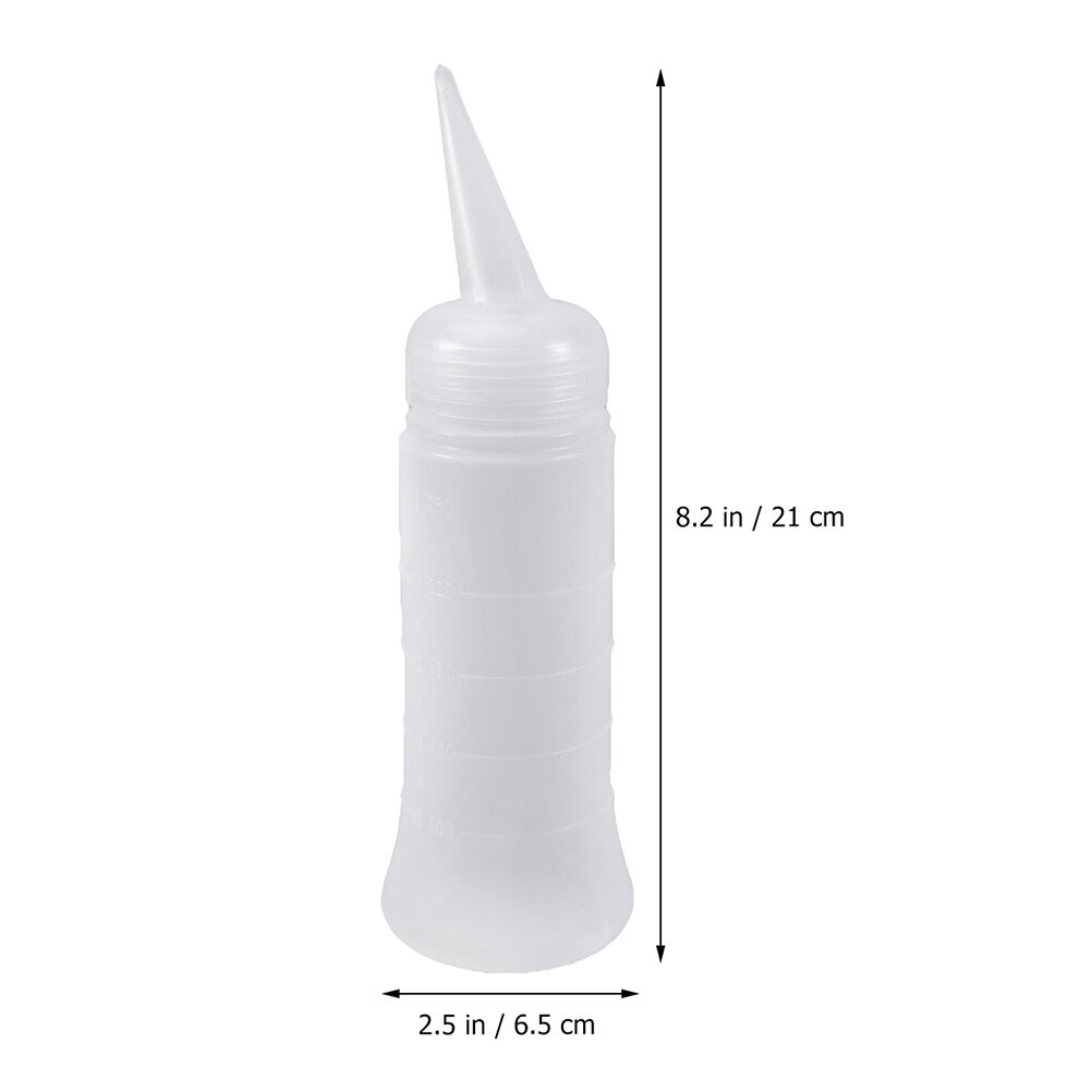Прозрачные Бутылки С Краном Для Парикмахерской 6 Штук 260 Мл 15X6.5Cm