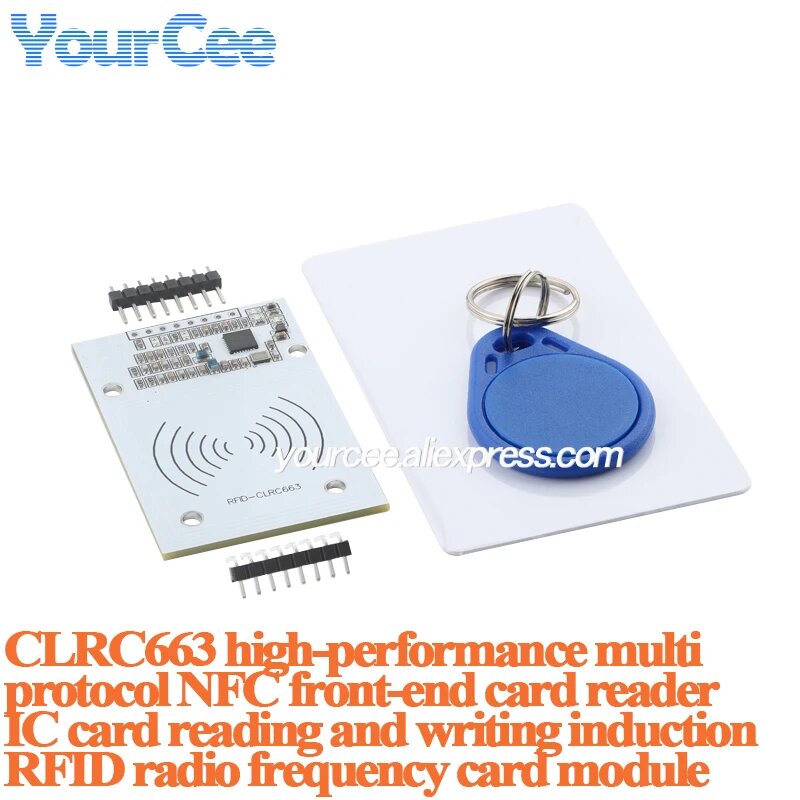 Модуль NFC RFID RC522 PN532 Your Cee RFID CLRC663 Kit