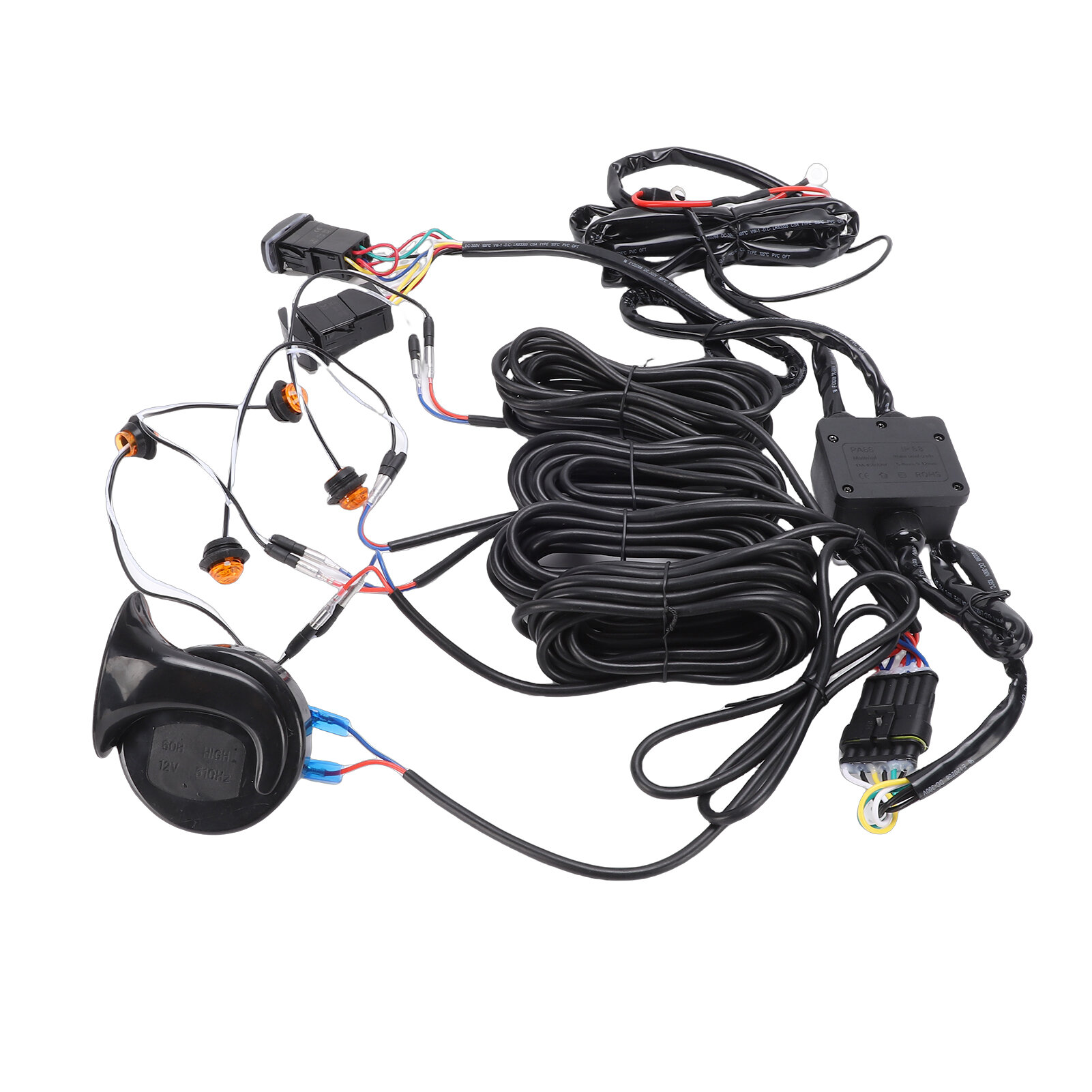 Комплект указателей поворота UTV ATV с поворотным переключателем 110D Horn LED Amber Light Plug and Play Универсальная замена Polaris