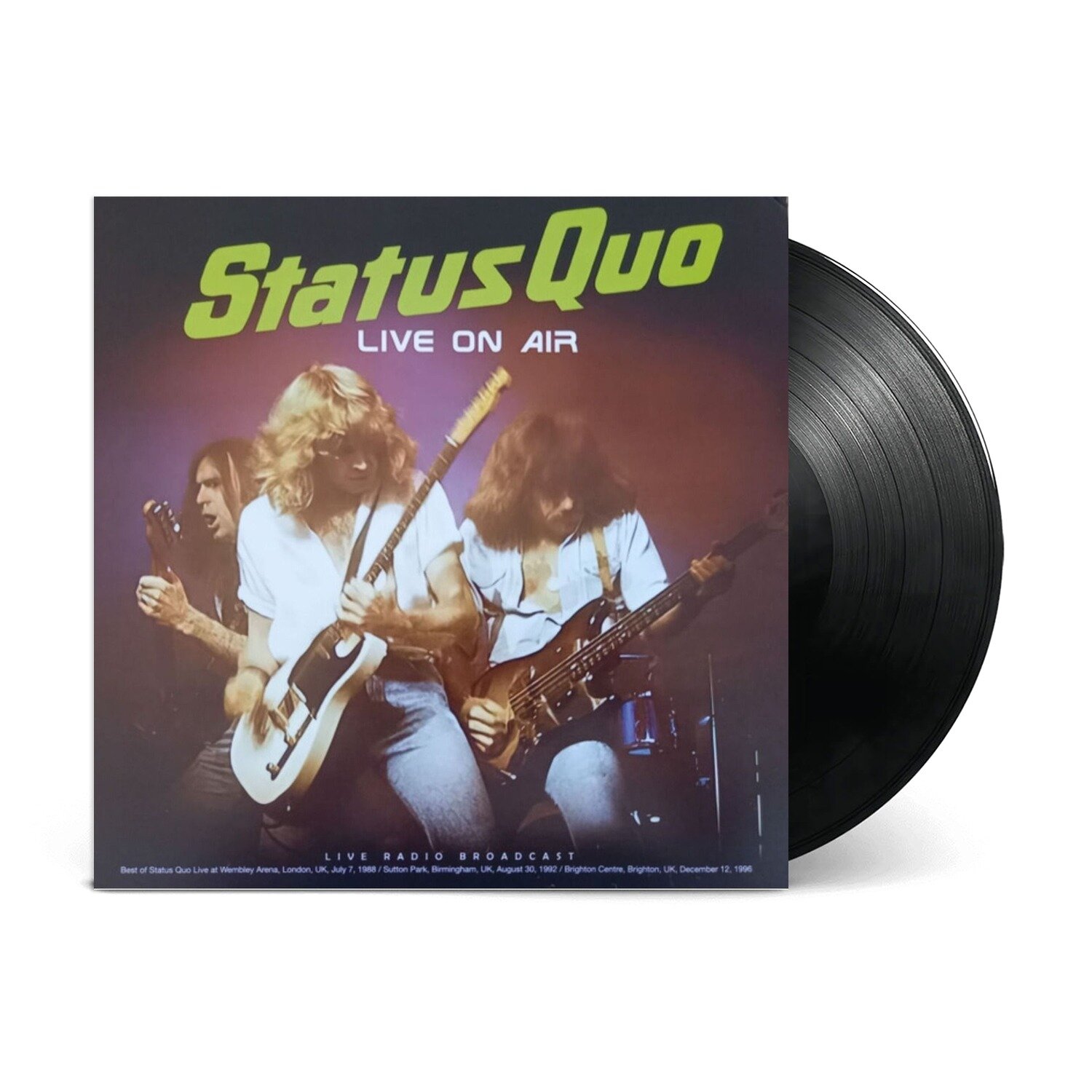 Виниловая пластинка Status Quo - Live On Air, Vinyl, LP, 180 grams edition, New /> New