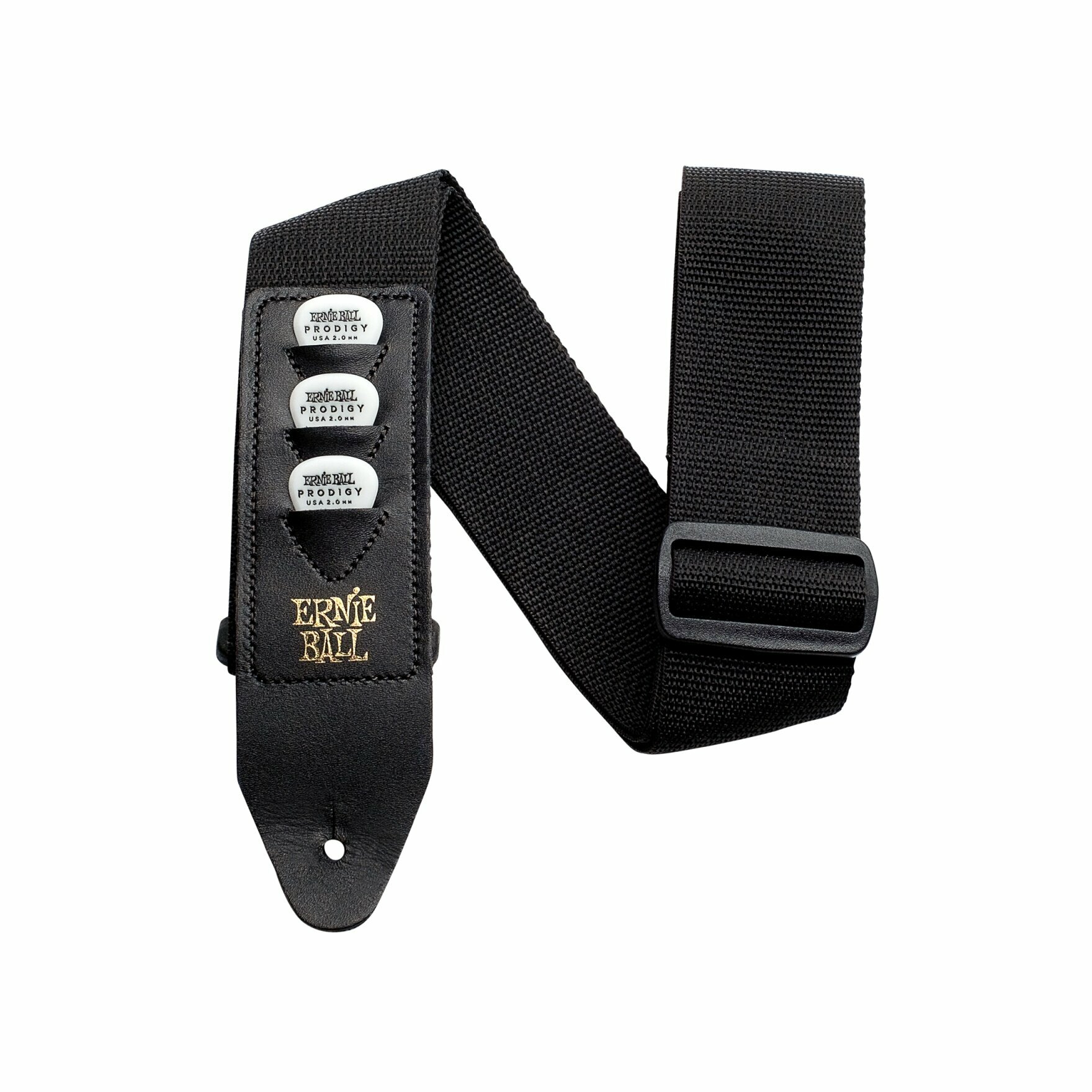 ERNIE BALL 4039 PickHolder Black Ремень для гитары