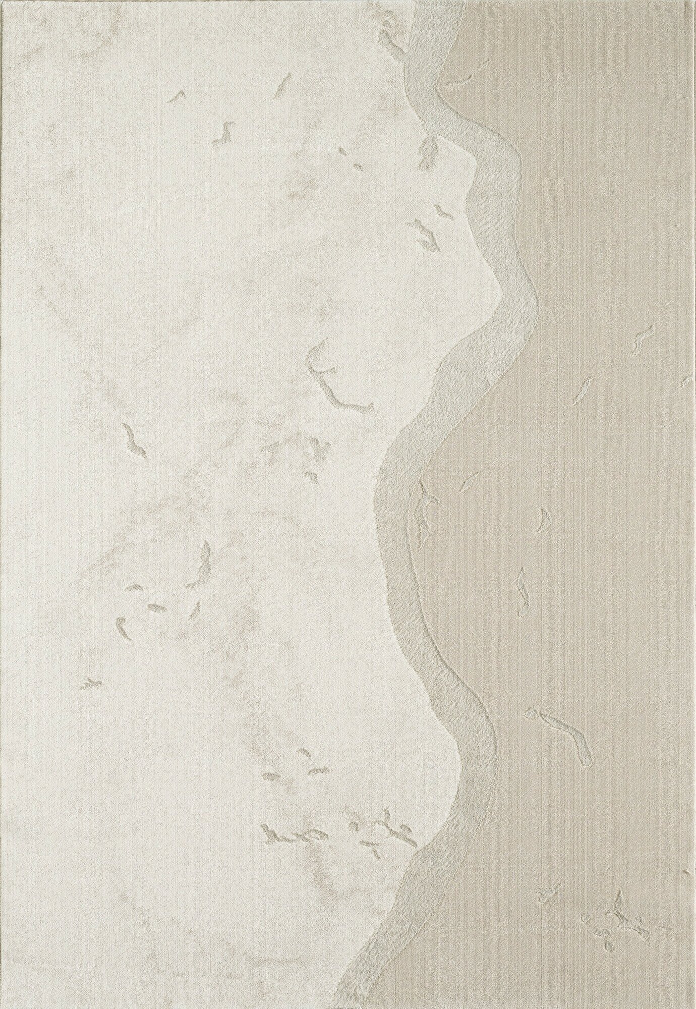 Otto Ковер 0.8x1.5м турецкий ворс 9мм Planeta 0041A Cream-Cream