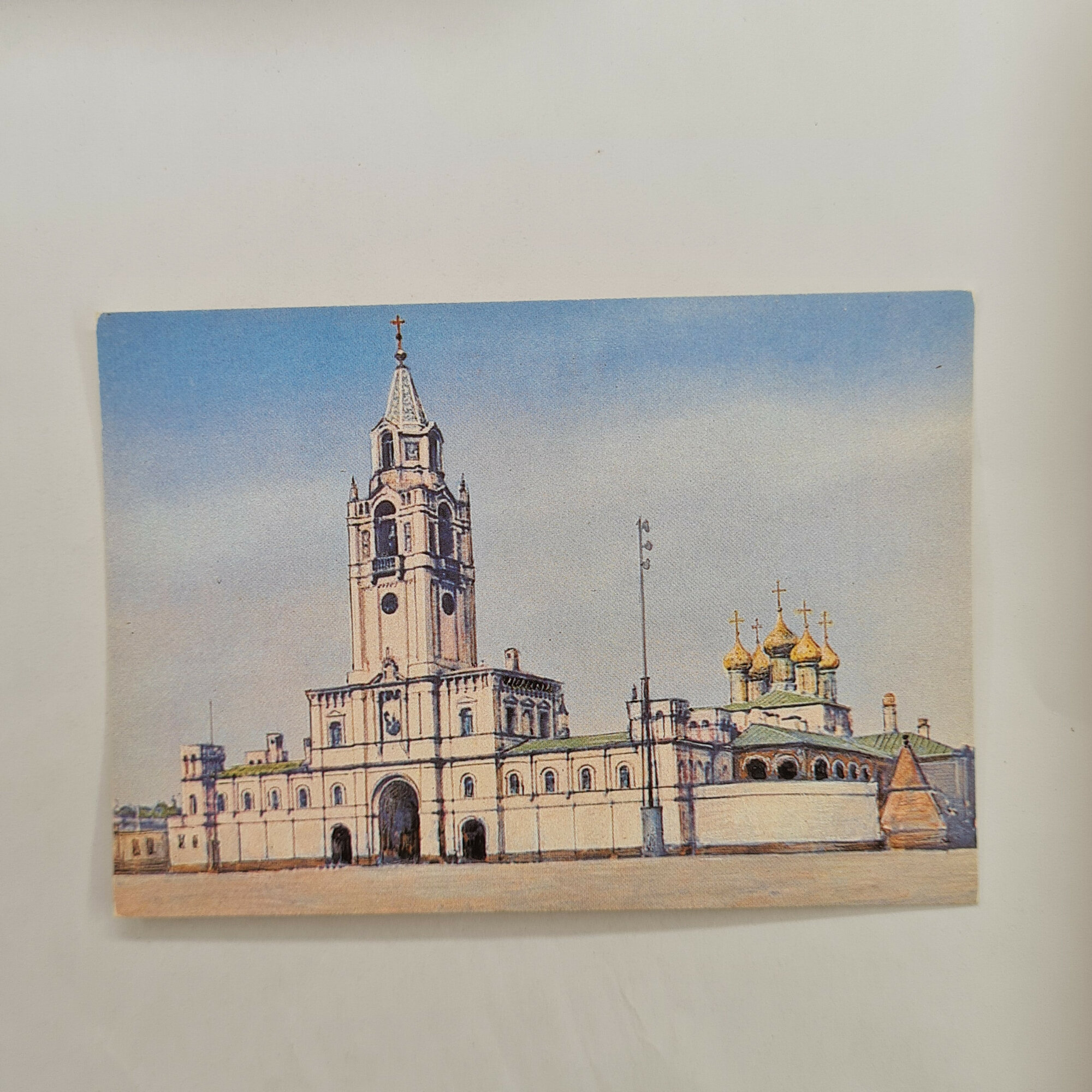 Карманный календарик 1990. Архитектурные памятники Москвы и достопримечательности. Календарь винтажн