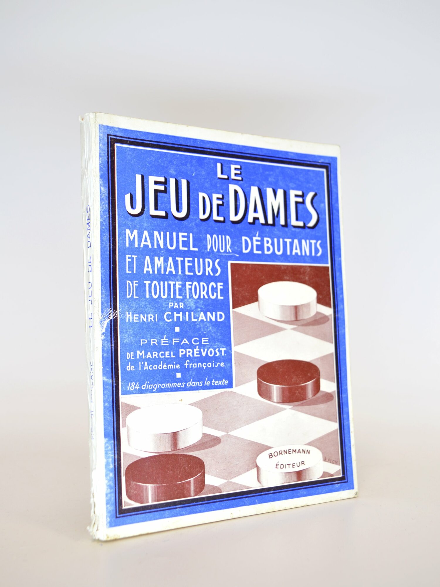 Le jeu de dames. Игра в шашки. Книга на французском языке. Henri Chiland. Букинистическая книга в отличном состоянии.