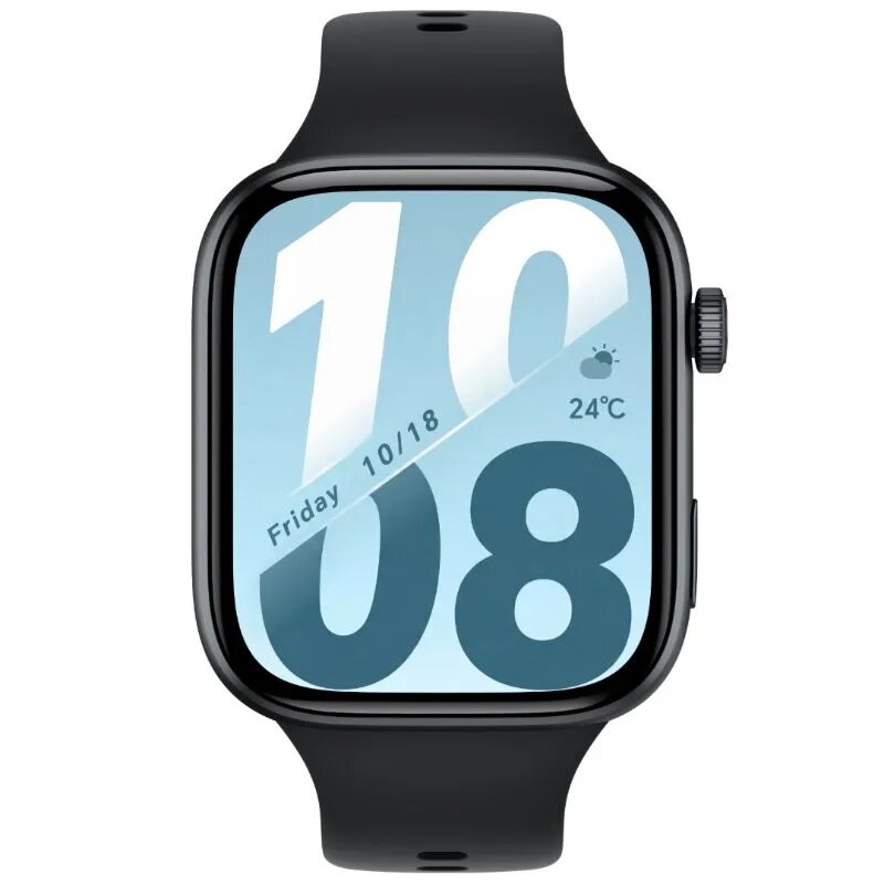Honor Watch X5i Global, 1.97" AMOLED, 420 мАч, IP68, Bluetooth-звонки, черный