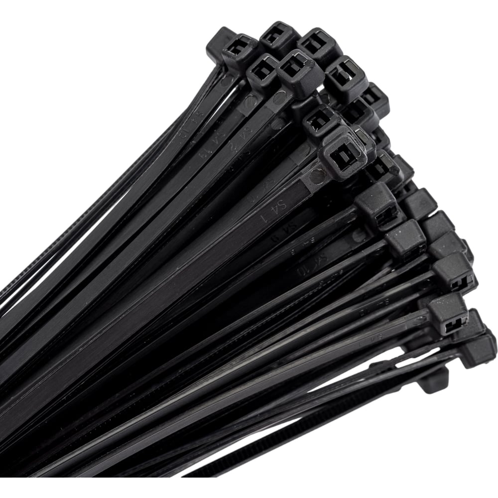 Хомут EKF 3,6х300 черный, нейлон 100 шт. plc-cb-3,6x300
