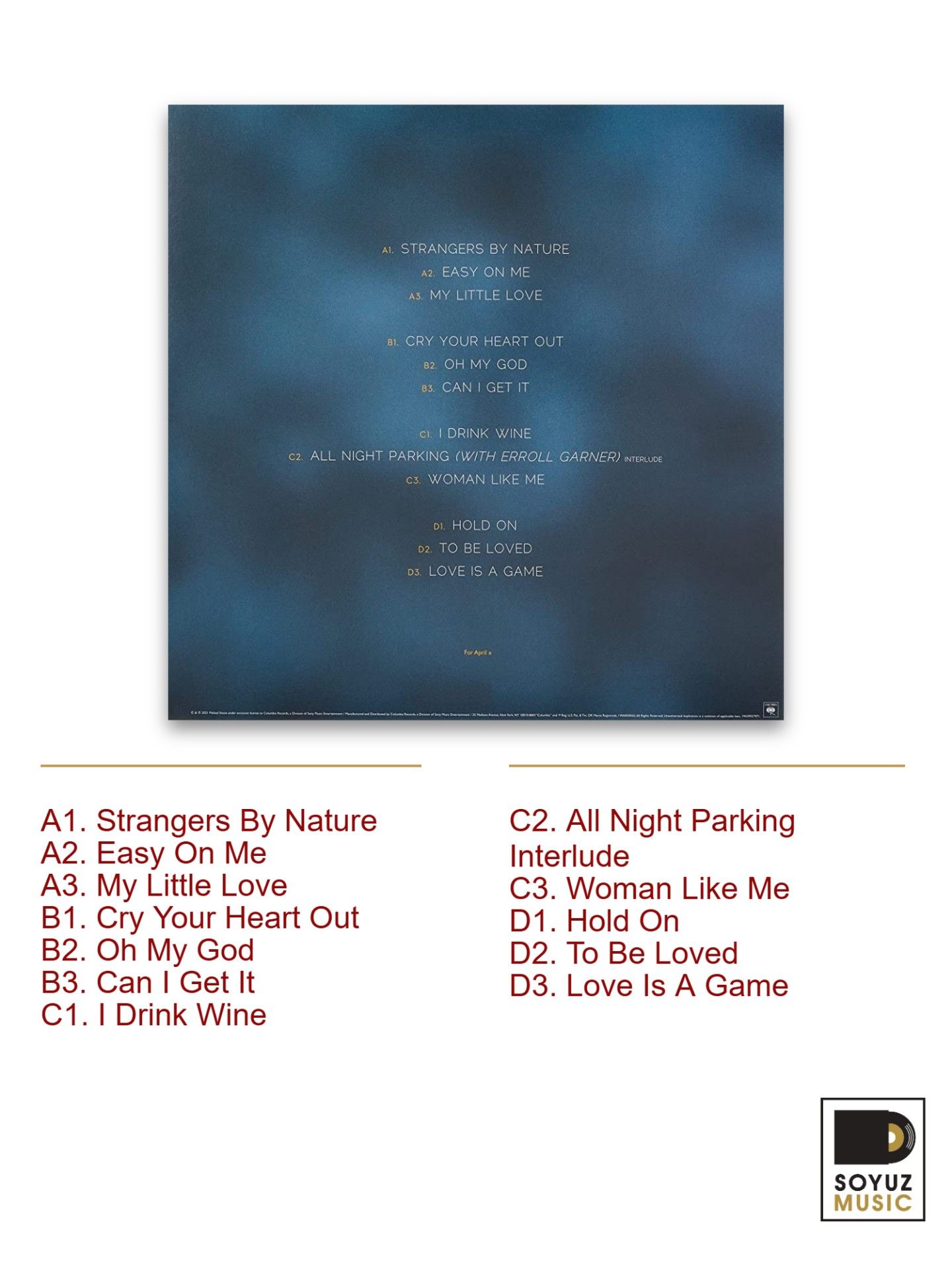 Adele. 30 (2LP Black/Винил) — фото 1