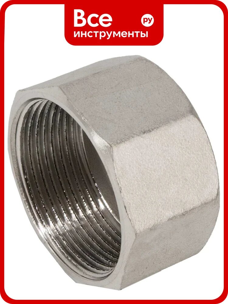 Заглушка NEWKEY В/Р 6-ти гранная нержавеющая сталь AISI304 DN40 (1_1/2), (CF8), PN16 NK-DTP40/4