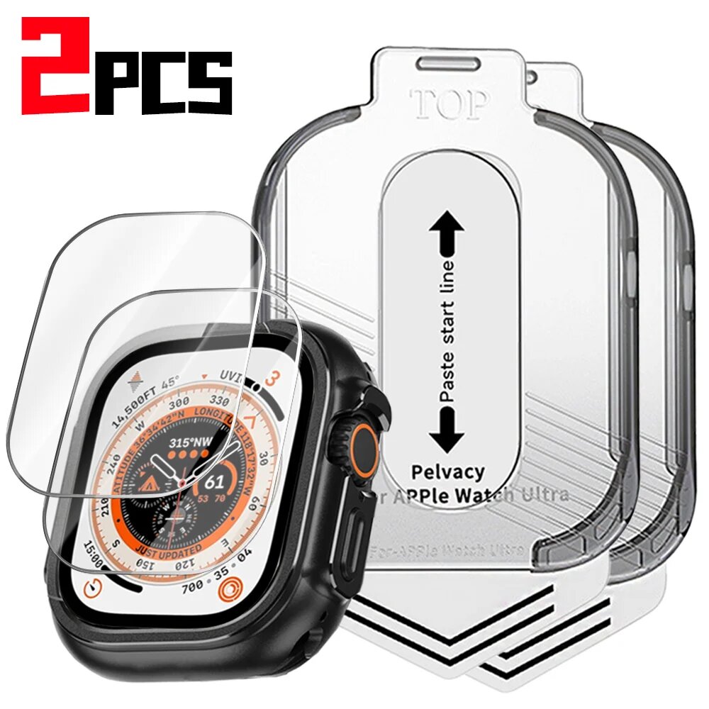 Защитное стекло для Apple Watch Ultra 49 мм (2шт)