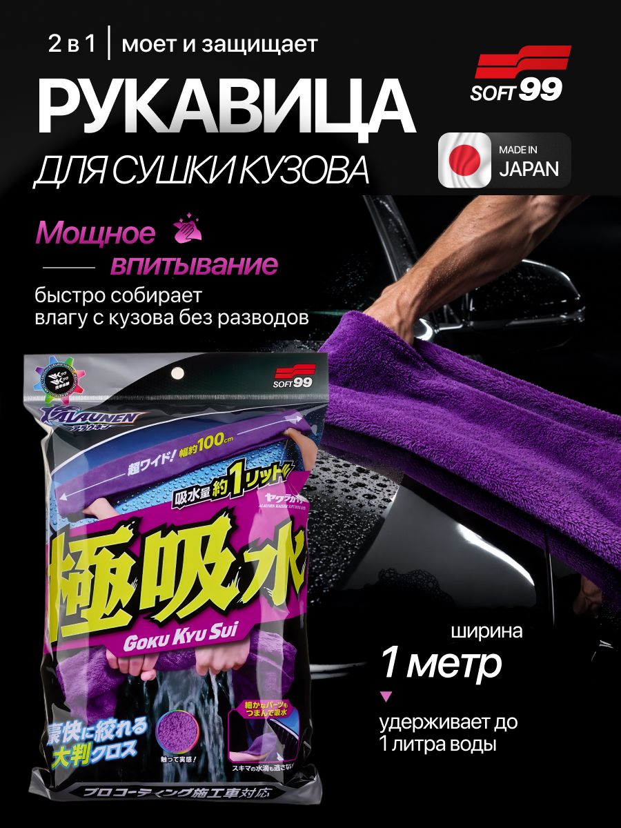 Рукавица для вытирания кузова ALAUNEN KAISER ACTION Soft Drying Cloth