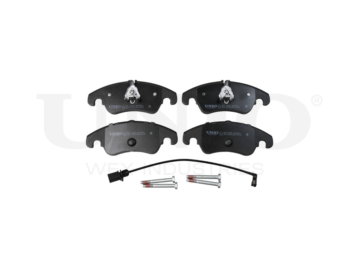 Колодки тормозные диск. передние ford focus ii 09-, audi a6 iii, iv 09-, a4 iv 07- (UNIO BRP-20266)