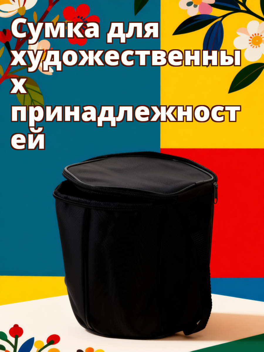 Черный Чехол Для Баяна Из Высококачественных Материалов Размер 21X21X20 5 См