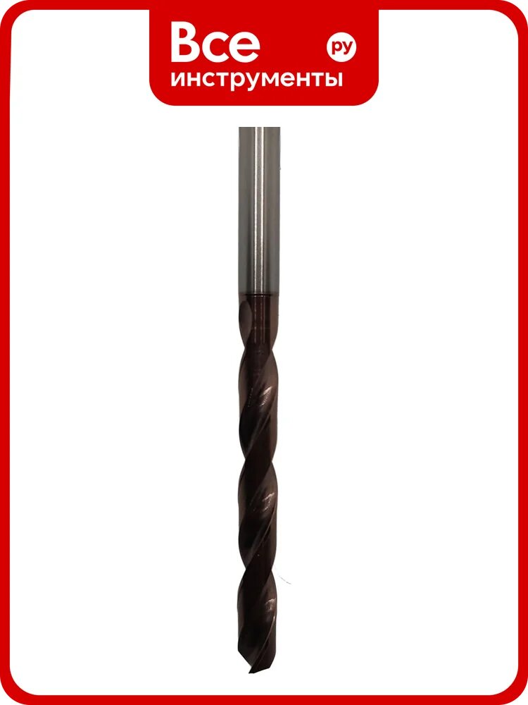 Сверло по металлу твердосплавное CNCTOOL VHM 4.0х33х71, хв.4 D55-TiSiN 182386