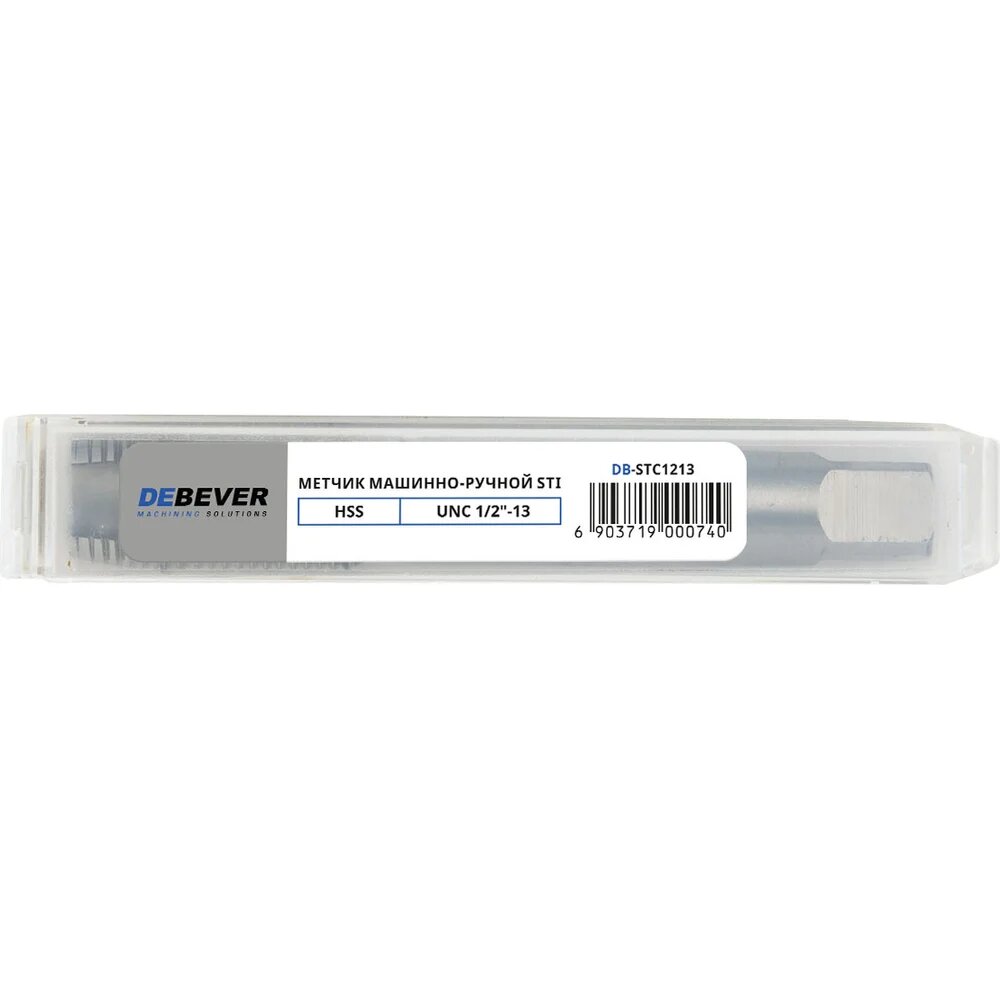 Метчик Debever Machining Solutions HSS м/р под резьбовые вставки системы STI UNC 1/2"-13 DB-STC1213 — фото 1